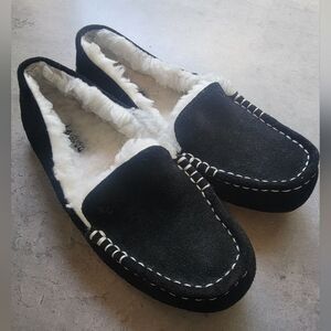 Koolaburra By Ugg Lezly Faux Shearling Lined Slipper Black 7